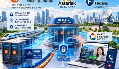 [미디어 기술 분석] 넷시티, 우분투 기반 ‘하이엔드 통신 아키텍처’ 구축… 오픈소스 엔진을 통한 디지털 주권의 완성