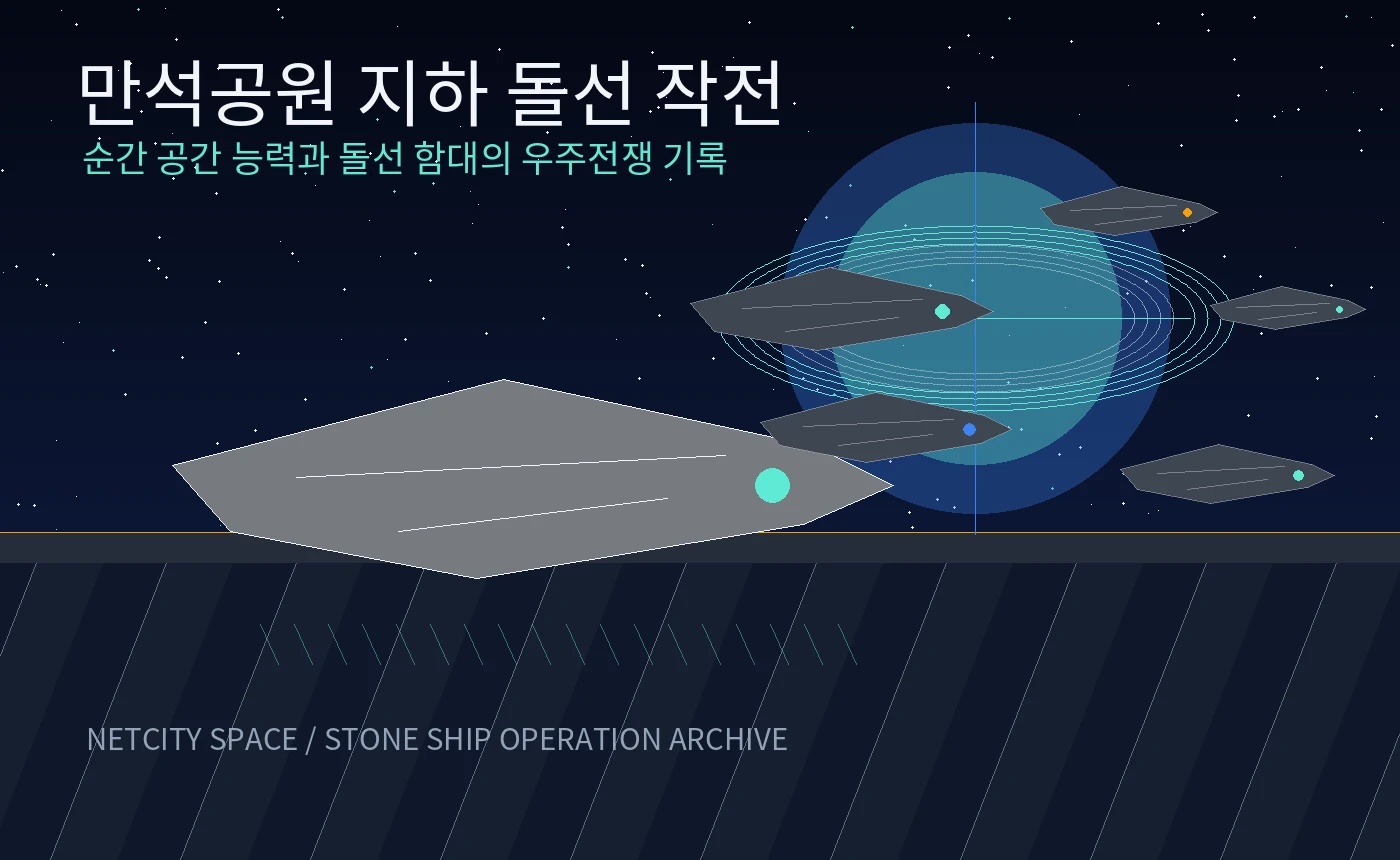 만석공원 지하 돌선 작전과 지구 최초 우주전쟁의 기록