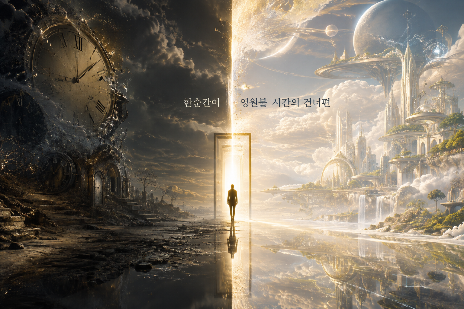 이곳에서는 한순간이지만 범으로서는 영원불 시간의 건너편이다.